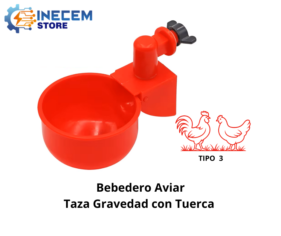 Agua Fresca Automática - Bebedero Aviar Niple Antisuciedad